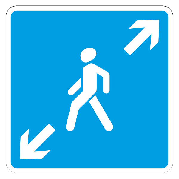 "5.19.4д Диагональный пешеходный переход" купить в Дорожной инфраструктуре