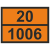 Табличка опасный груз 20-1006 Аргон сжатый в Дорожной инфраструктуре
